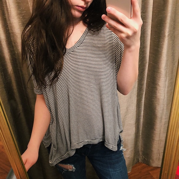 Brandy Melville Striped Top One Size - Picture 4 of 6